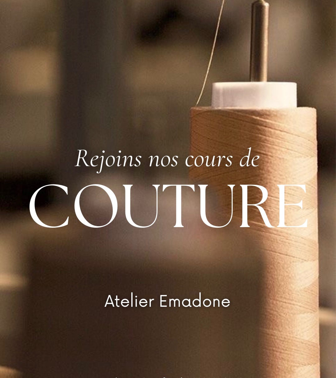 image de femme faisaint un cours de couture
